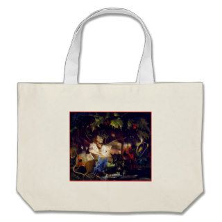 Magical Fairy Fantasy Painting: The Fairy Bower Canvas Bag