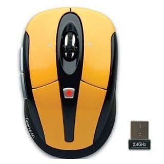 GEAR HEAD Yellow Optical Wireless Mouse   NEW   Retail   MPT3400YLW: Computers & Accessories