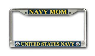 US Navy Mom License Plate Frame: Automotive