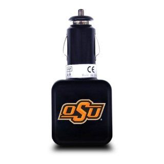 NCAA Oklahoma State Cowboys Dual USB Car Charger with USB Charge/Sync Cable for Apple iPhone, iPod, and iPad: Sports & Outdoors