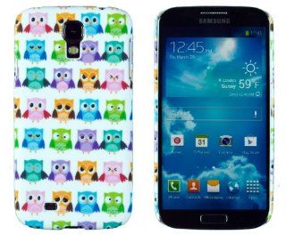Owl Print Embossed Slim Fit Hard Case for Samsung Galaxy S4 (AT&T, T Mobile, Sprint, Verizon, US Cellular, MetroPCS, Cricket, International) [Retail Packaging by DandyCase with FREE Keychain LCD Screen Cleaner]: Cell Phones & Accessories