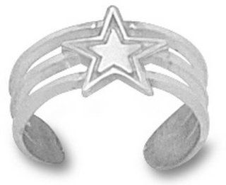 Dallas Cowboys NFL Sterling Silver Toe Ring : Sports Fan Rings : Sports & Outdoors