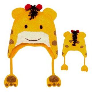 Miki House Giraffe Hat: Infant And Toddler Cold Weather Hats: Clothing
