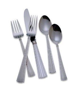 Reed & Barton Everyday Highbridge 45 Piece Stainless Steel Flatware Set, Service for 8: Kitchen & Dining