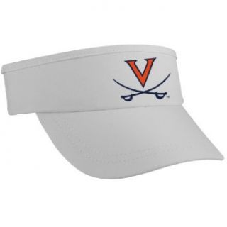 NCAA Virginia Cavaliers High Performance Running/Outdoor Sports Super Visor, White : Sports Fan Visors : Clothing