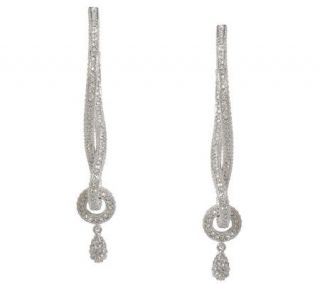 Nadri Pave Style Infinity Design Earrings —