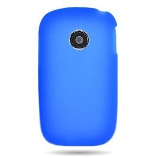 WIRELESS CENTRAL Brand Silicone Gel Skin Sleeve BLUE Rubber Soft Cover Case for LG 800G COOKIE STYLE (TRACFONE) [WCH411] Cell Phones & Accessories