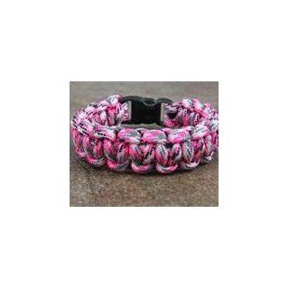 Pink Camo Paracord Survival Bracelet By Bostonred2010 : Camping First Aid And Safety Equipment : Sports & Outdoors