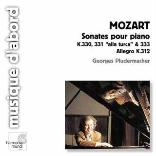 Piano Sonatas K 330 331 & 333: Music