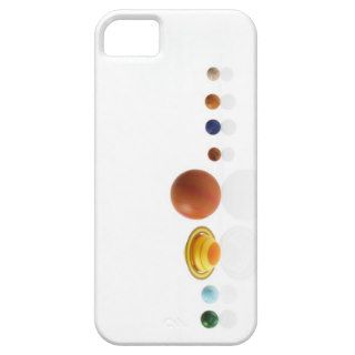 Solar system planets on white background 2 iPhone 5 cover