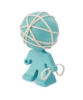 Rafael Rubber Band Holder Desk Tidy Home Office Organiser Fun Novelty   Aqua : Office Accessories : Office Products