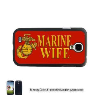 US Marines Wife Marine Corp Samsung Galaxy S IV S4 GT I9500 Case Cover Skin Black: Cell Phones & Accessories