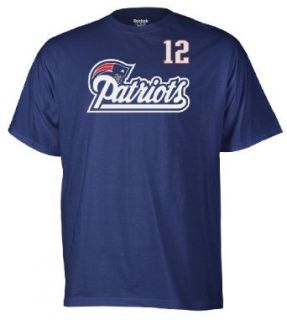 NFL Men's New England Patriots Tom Brady Game Gear Player Tee (Navy, Medium) : Sports Fan T Shirts : Clothing