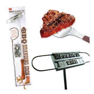 DCI BBQ Branding Iron For Personalized Grilling : Barbecue Tool Sets : Patio, Lawn & Garden