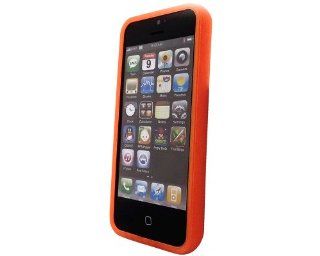 BONAMART ® Orange Matte TPU Bumper Silicone Gel Case Cover Skin For Apple iPhone 5 5G 5GS: Cell Phones & Accessories