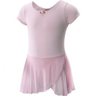 FUTURE STAR Capezio Girls' Short Sleeve Dance Dress   Size Medium, Pink Clothing