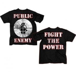 Public Enemy   Fight the Power Adult T shirt in Black   Ships in ''24'' Hours!, Size: XX Large at  Mens Clothing store: Fashion T Shirts
