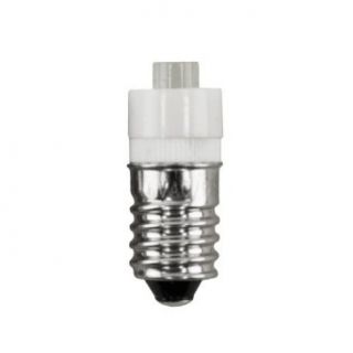 LED120MSW ACDC   120 volt, 6mA, Miniature Screw Base LED, White Color   Led Household Light Bulbs  