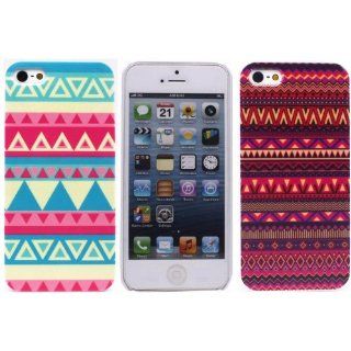 Highsound Aztec Tribal Art Pattern Hard Back Shell Skin Case Cover for Apple Iphone 5: Cell Phones & Accessories