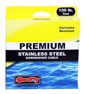 Scotty Premium Stainless Steel Replacement Downrigger Cable 400 Foot Spool : Fishing Downriggers : Sports & Outdoors