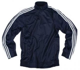 Adidas Mens 3 stripes Warm Up, Track Jacket, Navy (4X Large): Clothing
