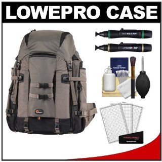 Lowepro Pro Trekker 400 AW Digital SLR Camera Backpack Case (Black/Mica) + Lenspens + LCD Protection + Cleaning Kit for Canon EOS 70D, 6D, 5D Mark III, Rebel T3, T5i, SL1, Nikon D3100, D3200, D5200, D7100, D600, D800, Sony Alpha A65, A77, A99 : Digital Cam