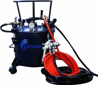 California Air Tools 365 Pressure Pot with HVLP Spray Gun and Hose   Air Compressor Accessories  