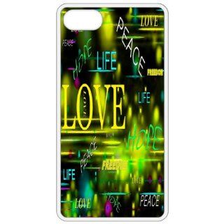 Letter Of Life Image   White Apple Iphone 5 Cell Phone Case   Cover: Cell Phones & Accessories
