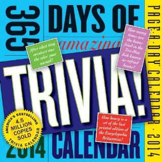 365 Days of Amazing Trivia 2014 Page A Day Box Calendar : Office Desk Pad Calendars : Office Products