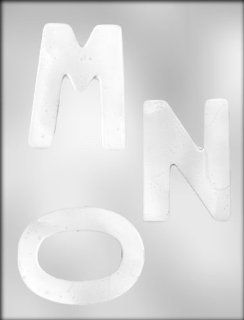 CK Products 4 Inch Letters (M, N, O) Chocolate Mold: Candy Making Molds: Kitchen & Dining