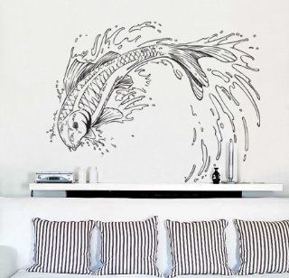 Vinyl Wall Decal Sticker Koi Fish Jumping Out of Pond #367   Other Products  