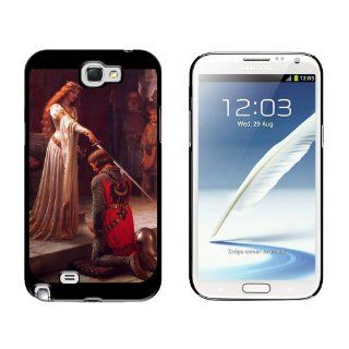 Accolade by Edmund Blair Leighton   Middle Ages Knight   Snap On Hard Protective Case for Samsung Galaxy Note II 2   Black: Electronics