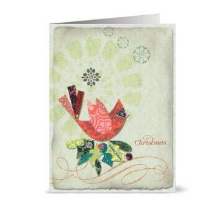 24 Holiday Cards for $7.49   Fancy Christmas Cardinal   Blank Cards   Green Envelopes Included: Health & Personal Care