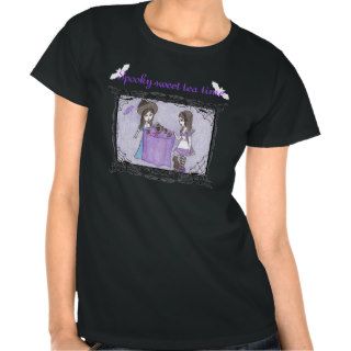 "Spooky Sweet Tea Time" Gothic Lolita Tshirt