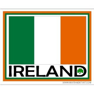 Ireland Flag Bumper Sticker: Automotive