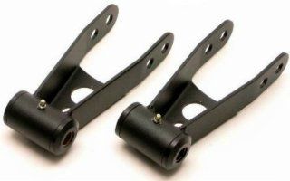 2004 2012 Ford F150 2" Drop Rear Lowered Shackle Lowering Kit: Automotive