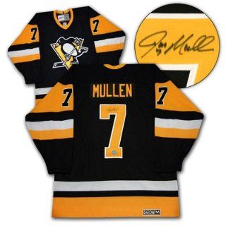 Joe Mullen Autographed Uniform   Pittsburgh Penguins 1991 Cup   Autographed NHL Jerseys: Sports Collectibles