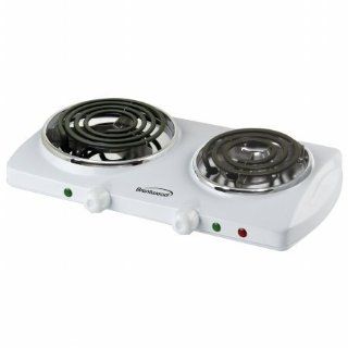 Brentwood Electric Twin Burner Model TS 368: Kitchen & Dining