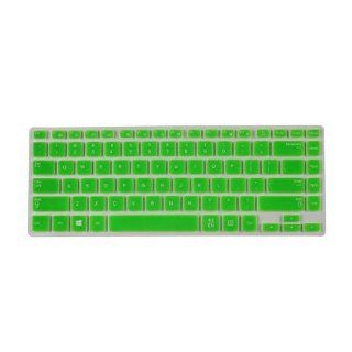 Translucent Keyboard Protector Skin Cover For Samsung 370R4E/350V4C/350V4X/355V4C/355V4X/3440VC/3440VX/3445VC/3445VX/355E4C/355E4X Green US Layout: Computers & Accessories