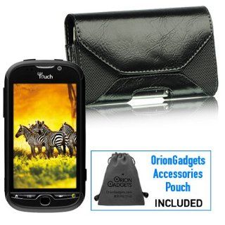 Leather Pouch & Otterbox Commuter Case Combo for T Mobile myTouch 4G (Black) (Includes OrionGadgets Accessories Pouch): Cell Phones & Accessories