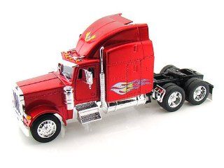 Peterbilt Model 379 Tractor 1/32 Metallic Red: Toys & Games