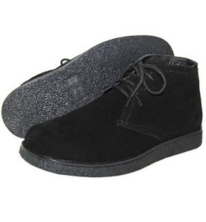 Genuine Leather Upper Men's Desert Boot, Black: Clarks Boots Men: Shoes