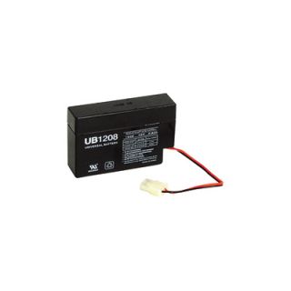 Please see replacement item# 34078. UPG Sealed Lead-Acid Battery — AGM-type, 12V, 0.8 Amps, Model# UB1208
