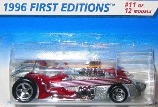 Mattel Hot Wheels 1996 1:64 Scale Silver & Burgundy Twang Thang Die Cast Car Collector #376: Toys & Games