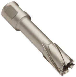 Jancy Slugger Carbide Tipped Annular Cutter, Uncoated (Bright) Finish, 3/4" Annular Shank, 2" Depth