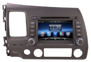 OTTONAVI Honda Civic 06 11 OEM Replacement In Dash Double Din Touch Screen GPS Navigation Radio : In Dash Vehicle Gps Units : Car Electronics