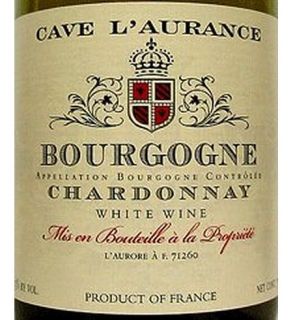 Cave L'aurance Bourgogne Chardonnay 750ML Wine