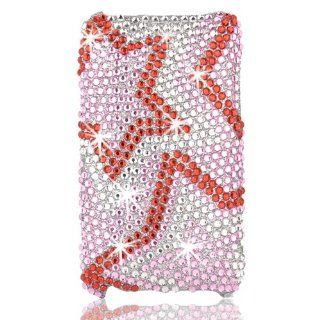 Talon Diamond Bling Shell Case for iPod touch 2G, 3G (Red/White/Pink Stars) : MP3 Players & Accessories