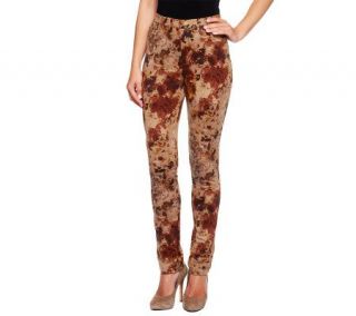 LOGO by Lori Goldstein Printed Knit Pull On Pants 