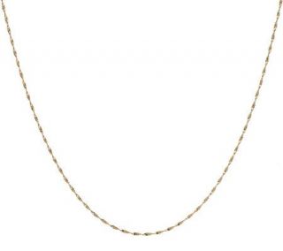 EternaGold 16 Tightly Twisted Ribbon Necklace 14K Gold, 1.2g —